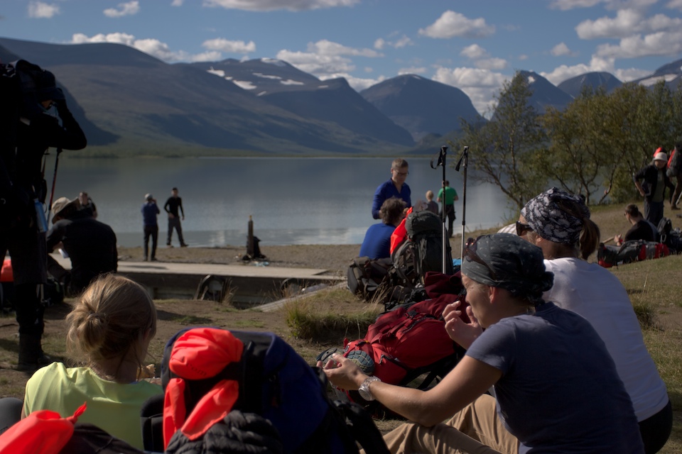 Time for a rest at Ladtjojaure