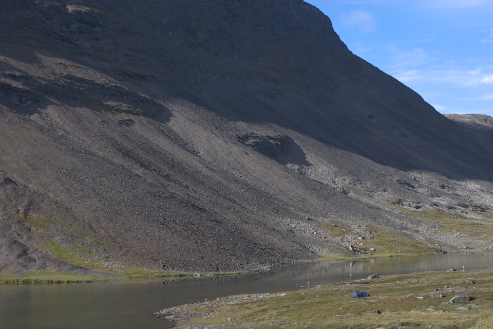 Gorgeous scenery for camping